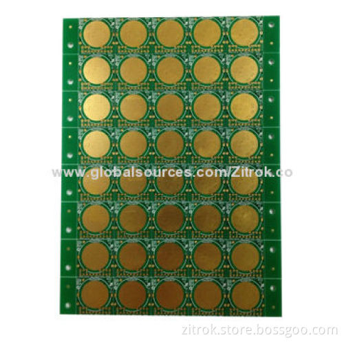 ENIG Surface Finished PCBs with 4 Layers, 0.2mm Minimum Via Diameter